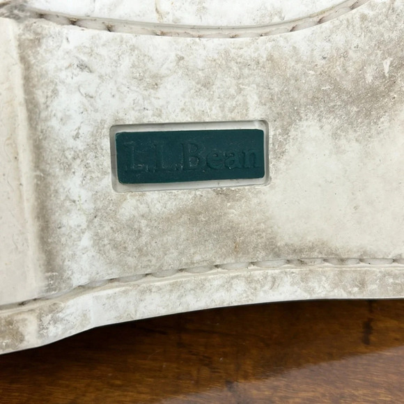 L.L. Bean Men's Brown Boat Shoes Leather Sail Dock Size 10 Outdoor Lake Water - Picture 12 of 15